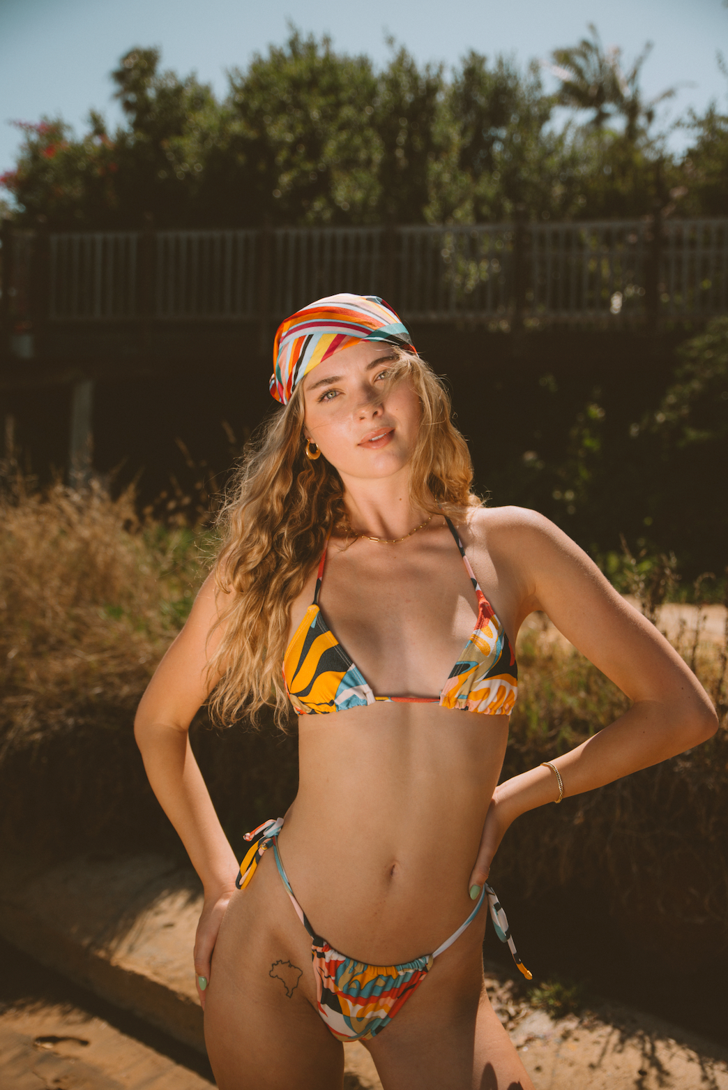Retro Triangle Top